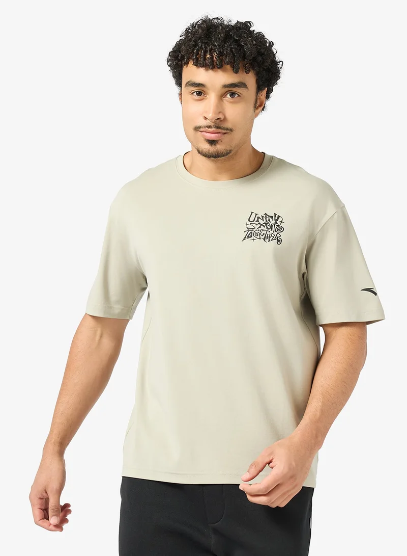 ANTA KAI Men’s Basketball T-Shirt/Breathable Performance · Lightweight Comfort · Signature Basketball Style
